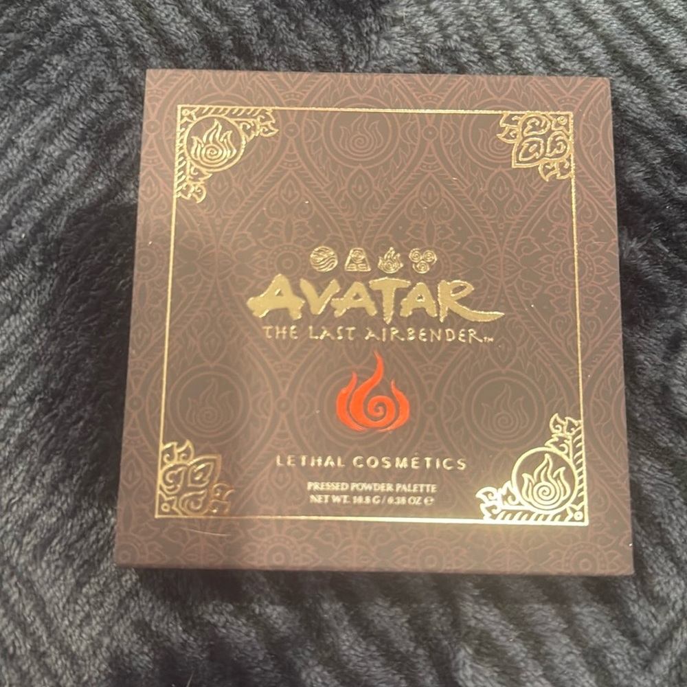 Avatar fire palette lethal cosmetics